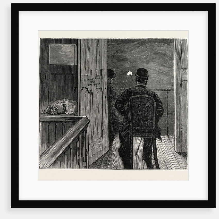 The Prince of Wales in Norway: The Prince in One of the Tunnels of the Bergen-Voss Railway by Anonymous
