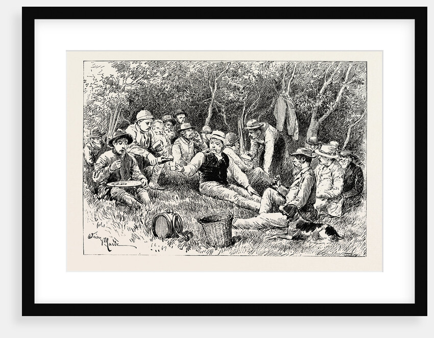 A Buck-Hunting Excursion in South Africa: Tiffin in the Bush by Anonymous