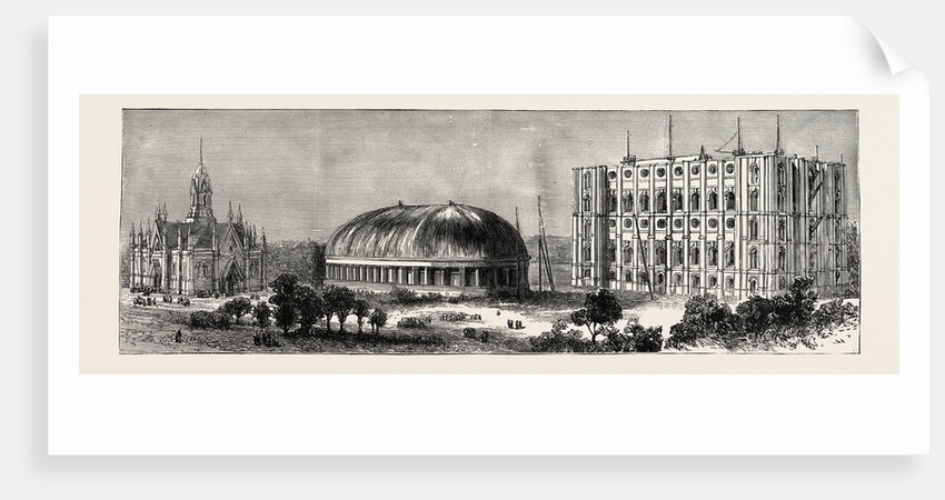 Salt Lake City, Utah, USA: The Temple, Tabernacle, and Assembly Hall by Anonymous
