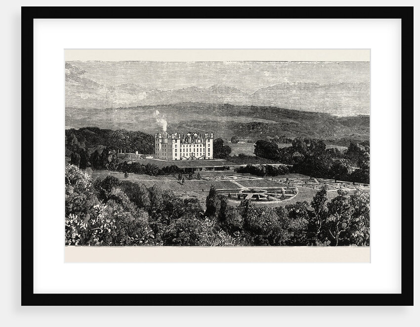 Drumlanrig Castle from the West, Nithsdale, Scotland, Seat of the Duke of Buccleuch by Anonymous