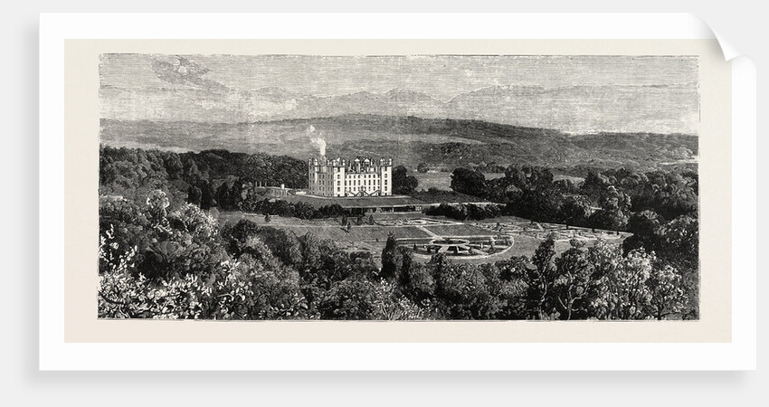 Drumlanrig Castle from the West, Nithsdale, Scotland, Seat of the Duke of Buccleuch by Anonymous