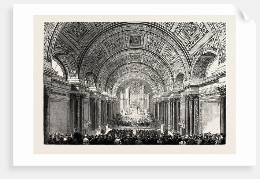 Leeds, the Town Hall, Interior by Anonymous