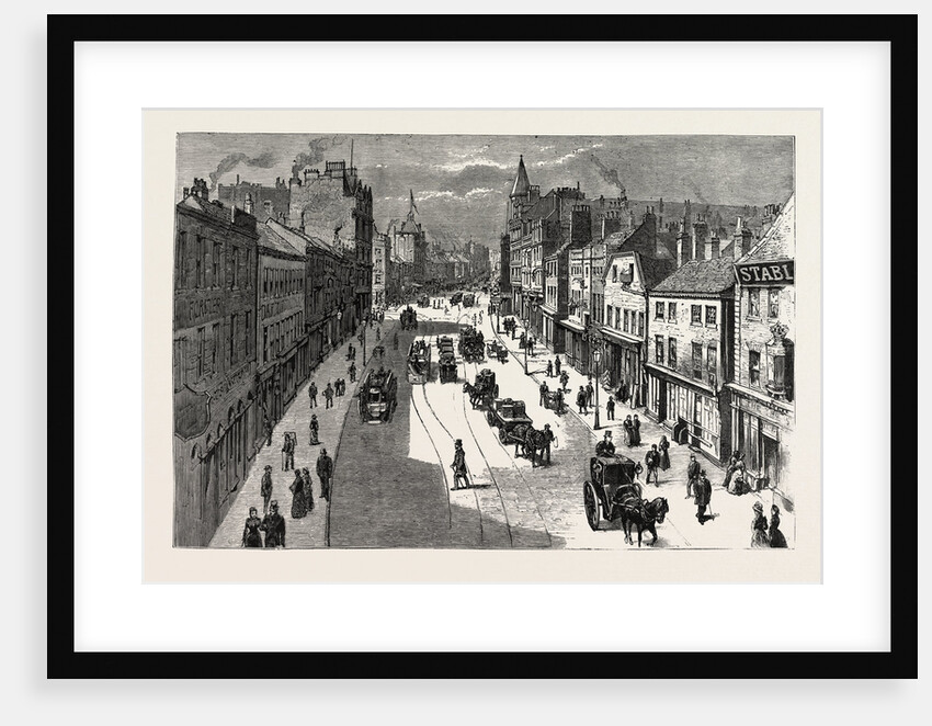 Leeds, Briggate, from the Railway Bridge by Anonymous