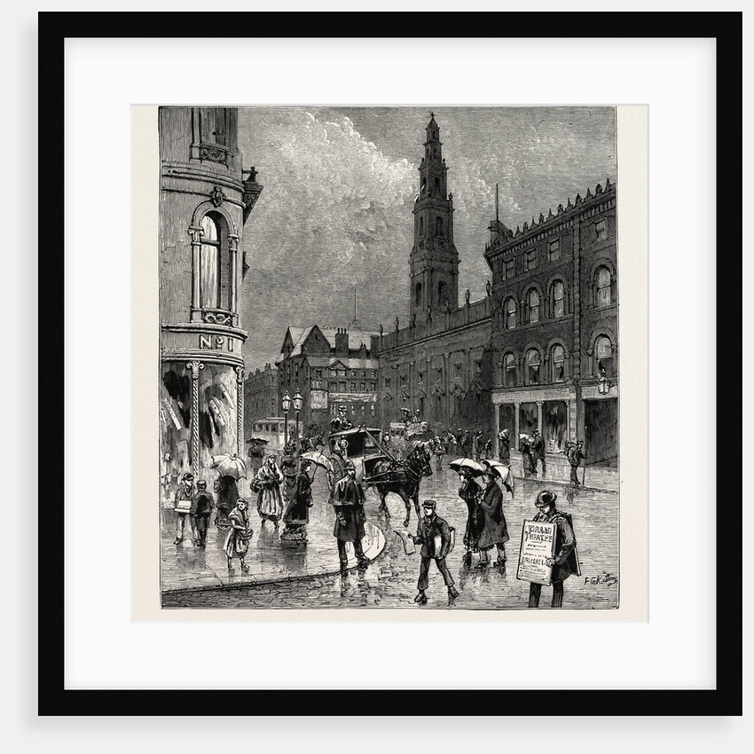Leeds, Corner of Briggate and Boar Lane by Anonymous