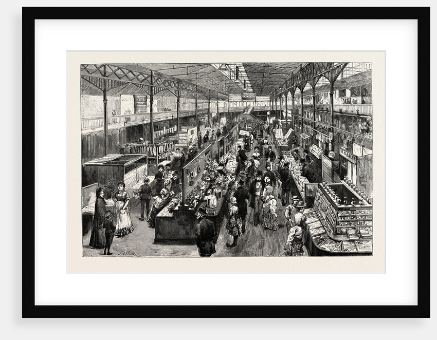 Leeds, the Covered Market, Kirkgate by Anonymous