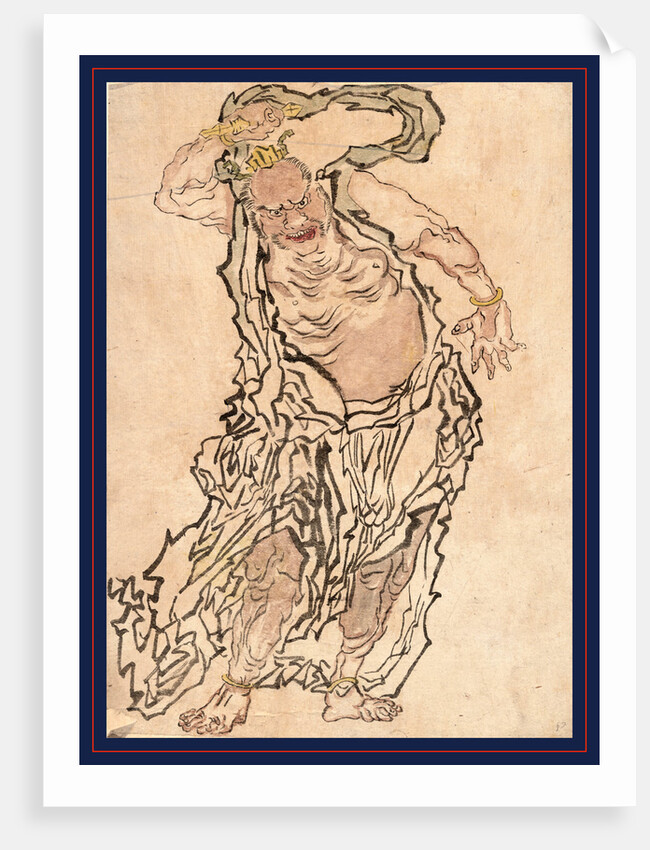 Niozo (Agyo), Buddhist Gate Guardian Agyo by Anonymous