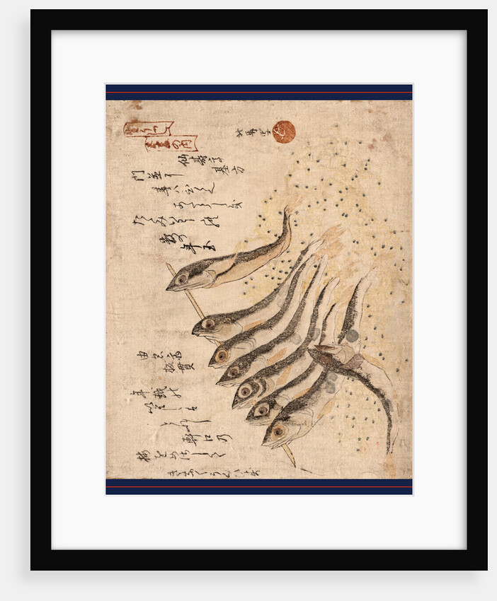 Mezashi to Tatamiiwashi, Sardines by Anonymous