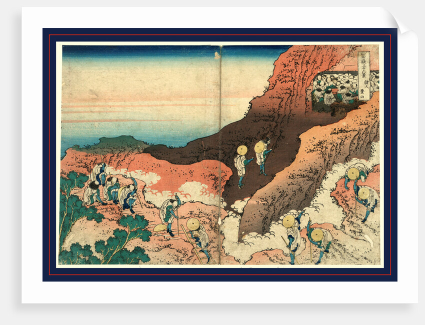 Shonin Tozan, Pilgrims Climbing. 1834 by Anonymous
