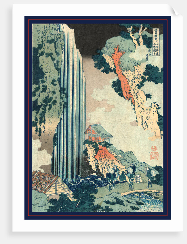 Kiso Kaido Ono No Bakufu, Ono Falls on the Kisokaido by Anonymous
