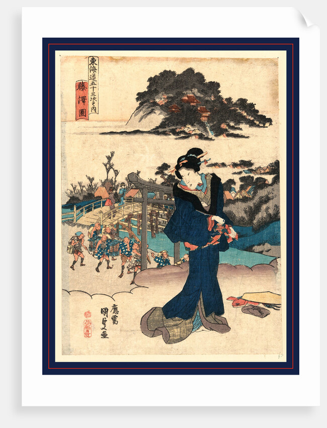 Fujisawa Zu, View of Fujisawa by Anonymous