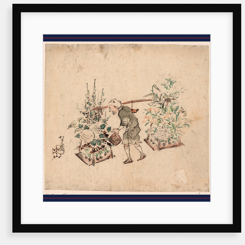 Hanauri, Flower Vendor by Anonymous