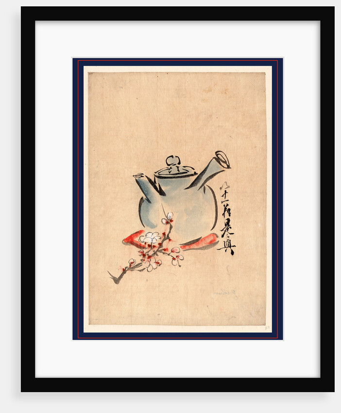 Teapot with Cherry or Plum Blossoms by Anonymous