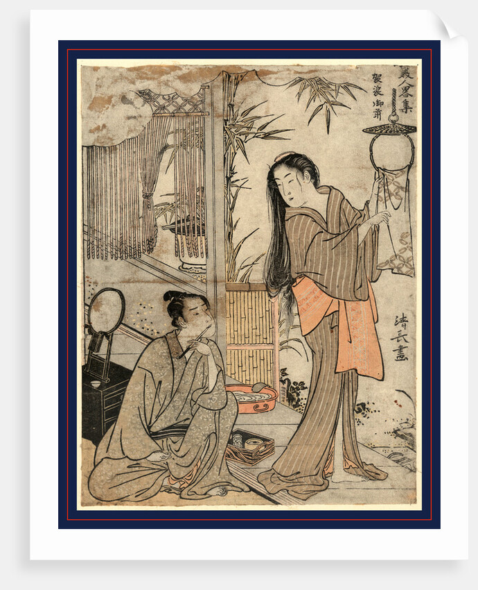 Kesagozen, Kesa Gozen of the Heian Period by Torii Kiyonaga