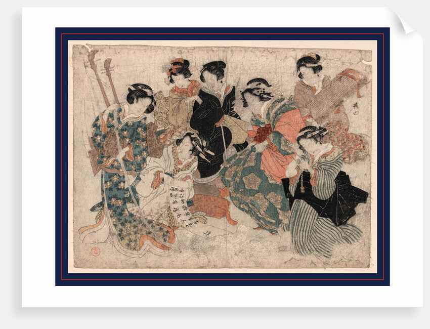 Seven Women Portraying the Seven Sages of the Bamboo Grove by Anonymous