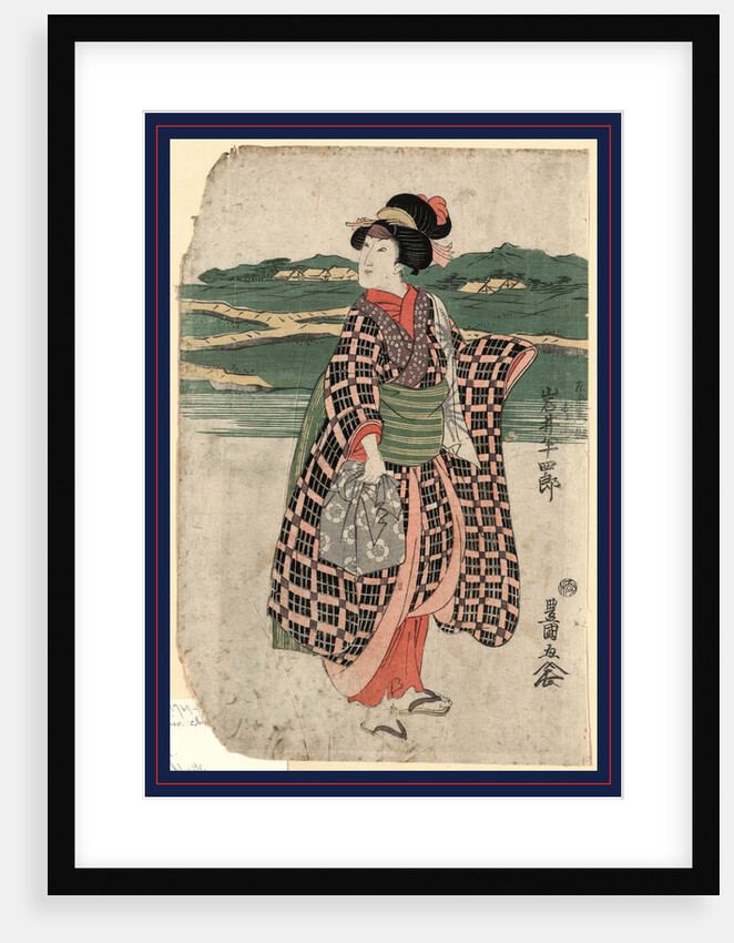 the Actor Iwai, Hanshiro in the Role of Oyone, Sagoemon's Daughter by Anonymous