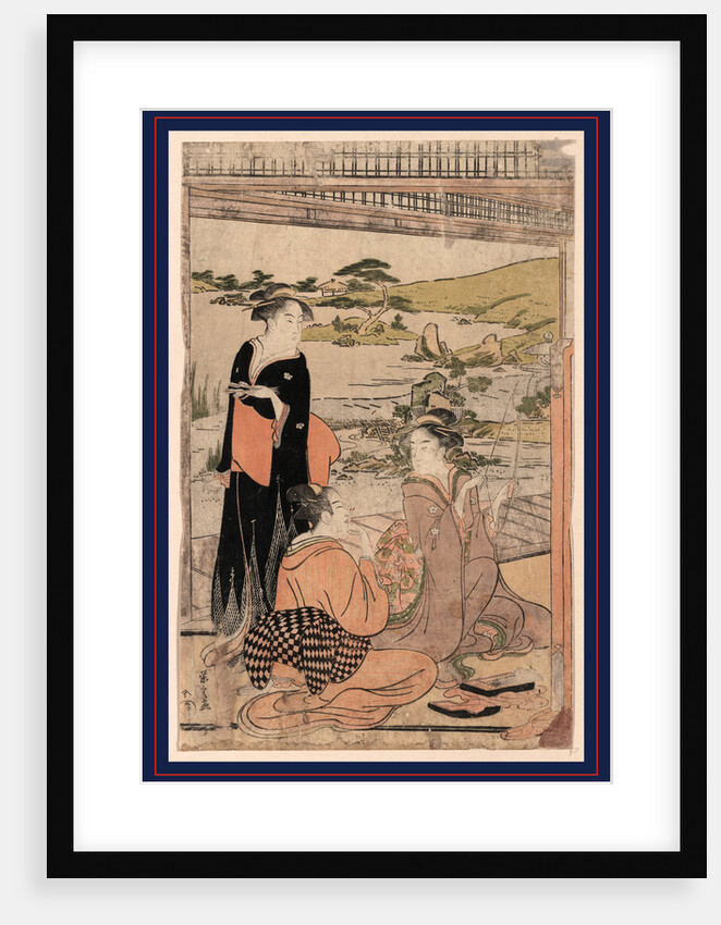 Three Women Amusing Themselves Shooting Arrows by Anonymous