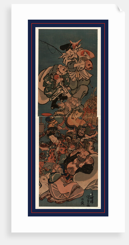 Shichifukujin, The seven gods of good luck by Utagawa Toyokuni