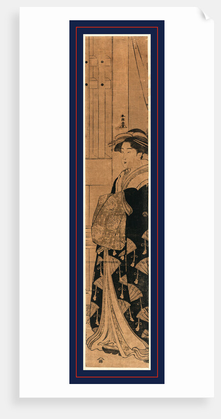 Ogiya hanaogi yujo, Courtesan by Katsukawa