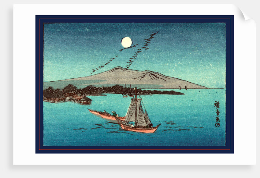Fukeiga, from an earlier print by Ando Hiroshige