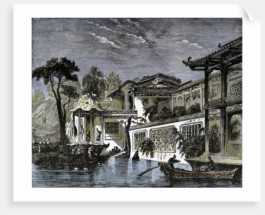 Honan Canal Canton China by Anonymous