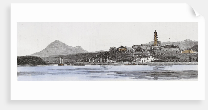 Pagoda Island in the River Min. The Anchorage for Large Boats at Foochow by Anonymous