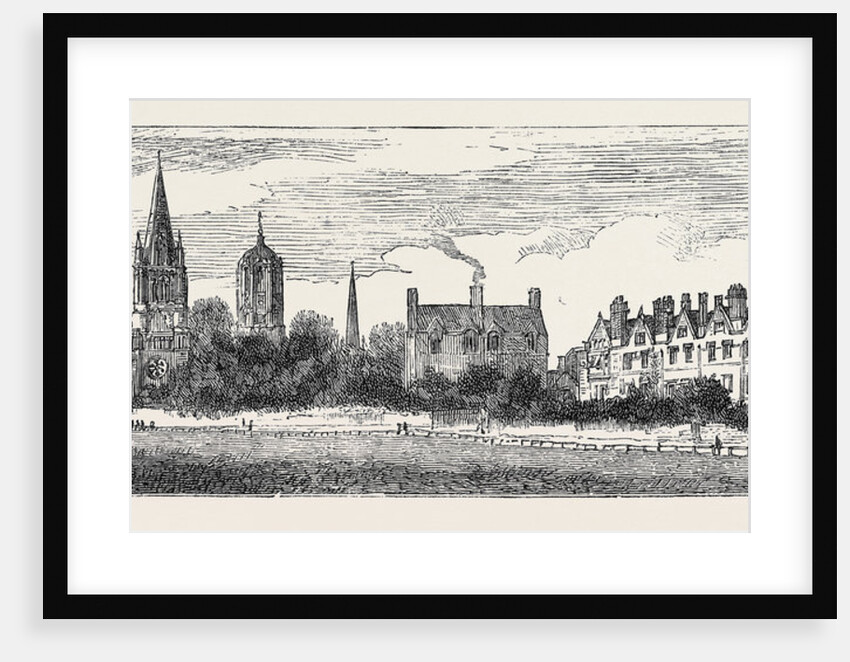 Oxford: Christ Church and Merton from Christ Church Meadow by Anonymous