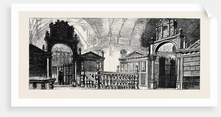 Oxford: Library, Merton College by Anonymous