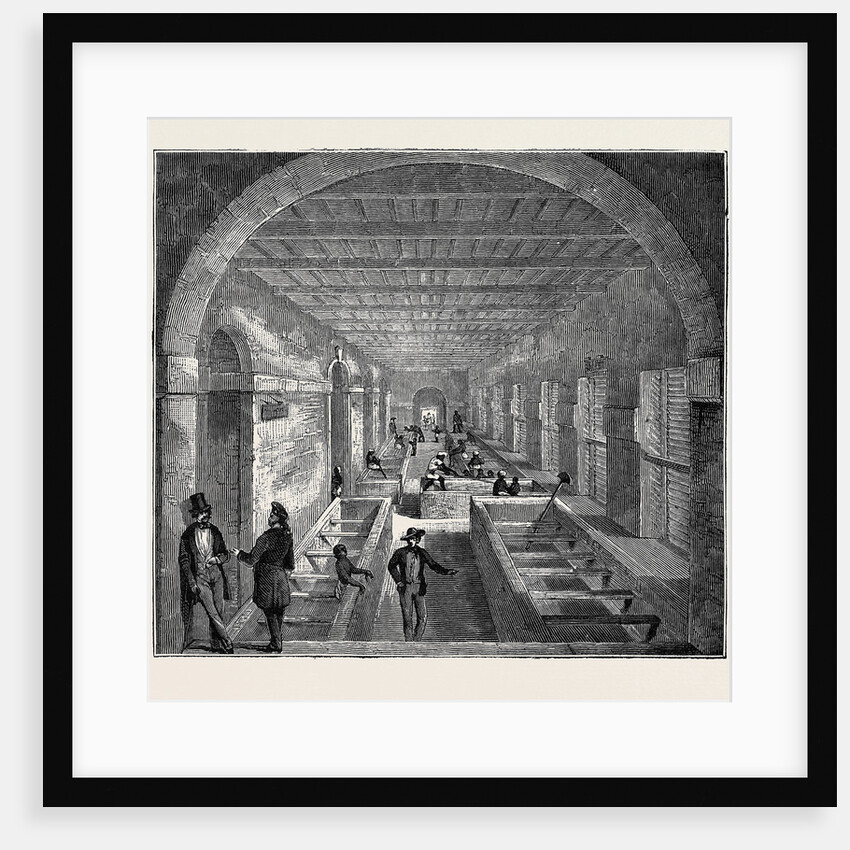 The Indo-Chinese Opium Trade, at an Opium Factory at Patna: The Mixing Room by Anonymous