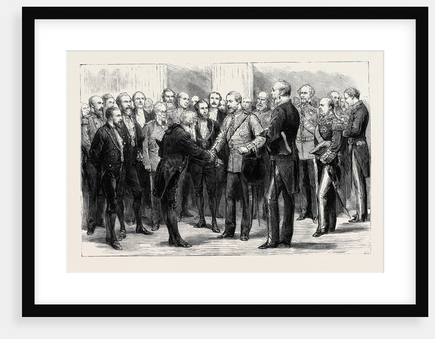 The Mayors and Provosts of the United Kingdom at the Mansion House, after the Banquet: Leavetaking of the Prince of Wales by Anonymous