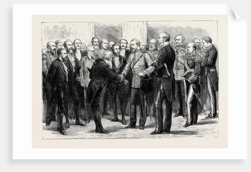 The Mayors and Provosts of the United Kingdom at the Mansion House, after the Banquet: Leavetaking of the Prince of Wales by Anonymous