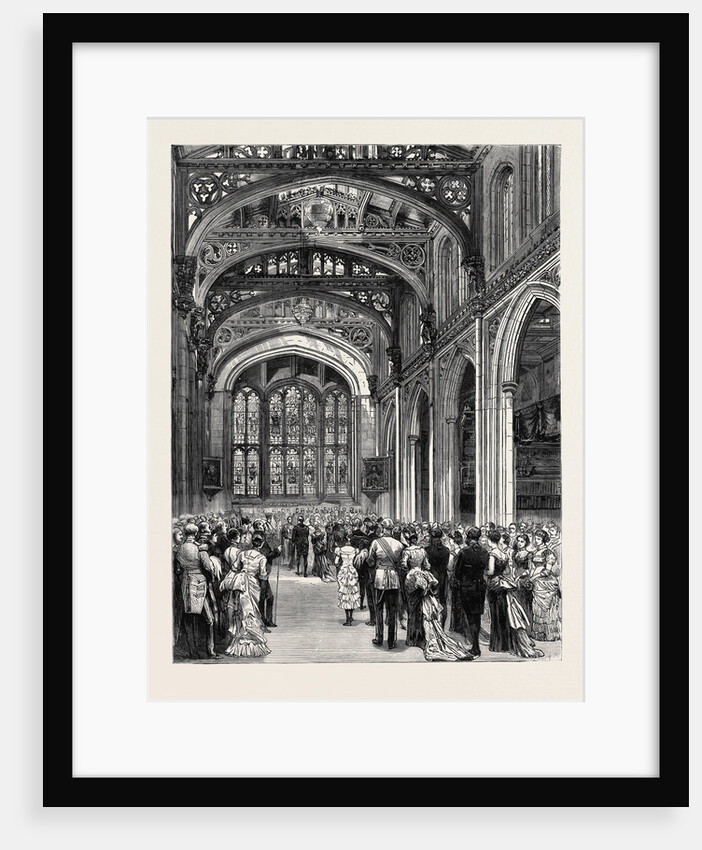 The Municipal Ball at the Guildhall, Reception of the Guests in the Library by Anonymous