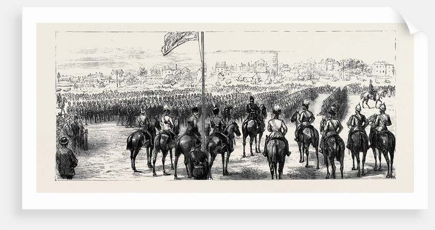 The Royal Visit to Great Yarmouth: The Prince of Wales Reviewing the Norfolk Artillery Militia by Anonymous