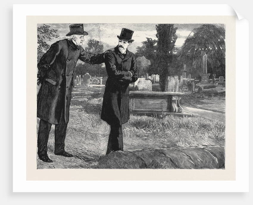 Marion Fay: A Novel, As He Stood by the Grave Side, One Came Softly Stealing Up to Him, and Laid a Hand Upon His Shoulder by Anonymous