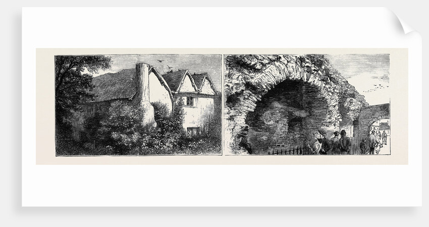 Leicester: Latimer's House, the Old Jewry Wall by Anonymous