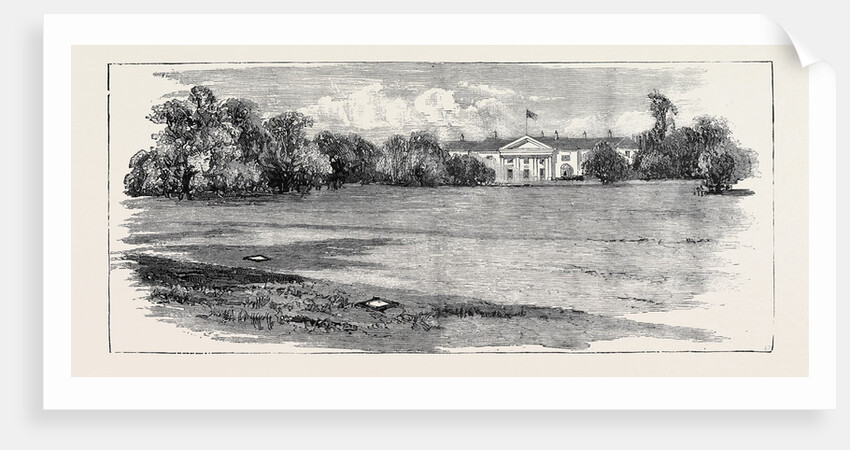 The Assassination of Lord F. Cavendish and Mr. Burke: Scene of the Outrage Looking Towards the Viceregal Lodge by Anonymous