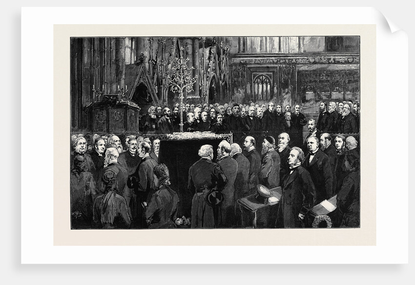 Funeral of the Late Charles Robert Darwin in Westminster Abbey, London by Anonymous