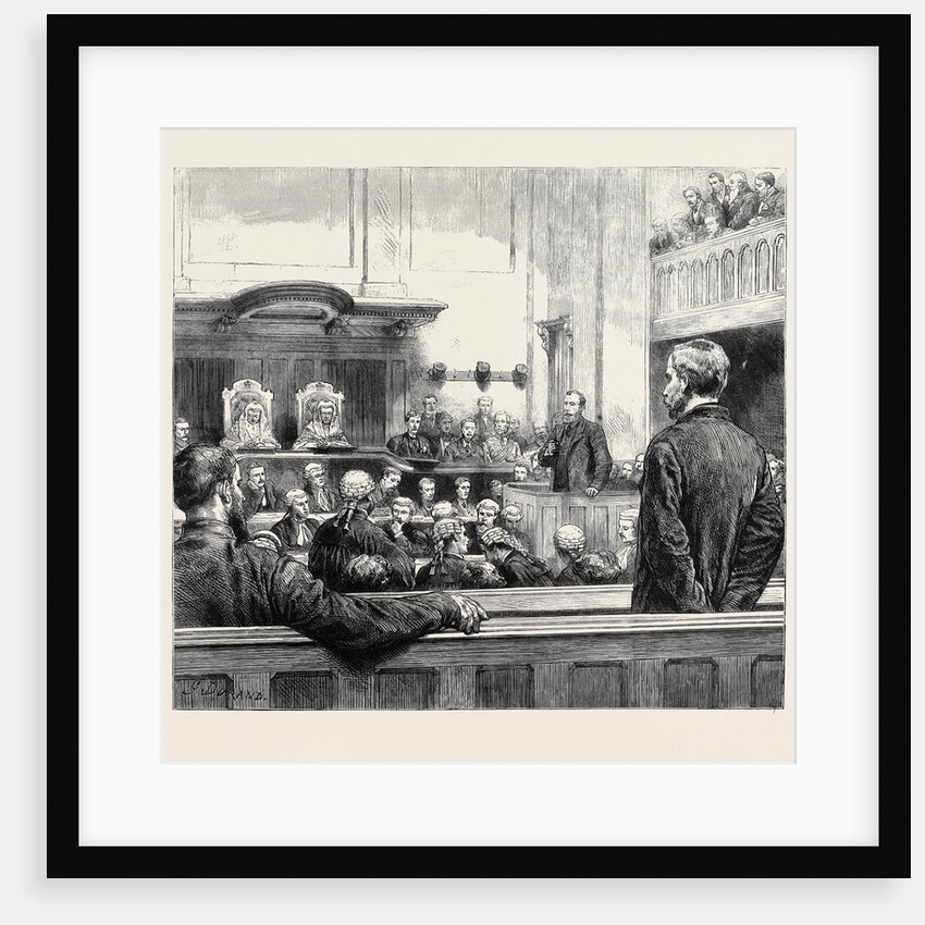The Outrage on the Queen: Scene in the Assize Court, Reading, During the State Trial of Roderick Maclean by Anonymous