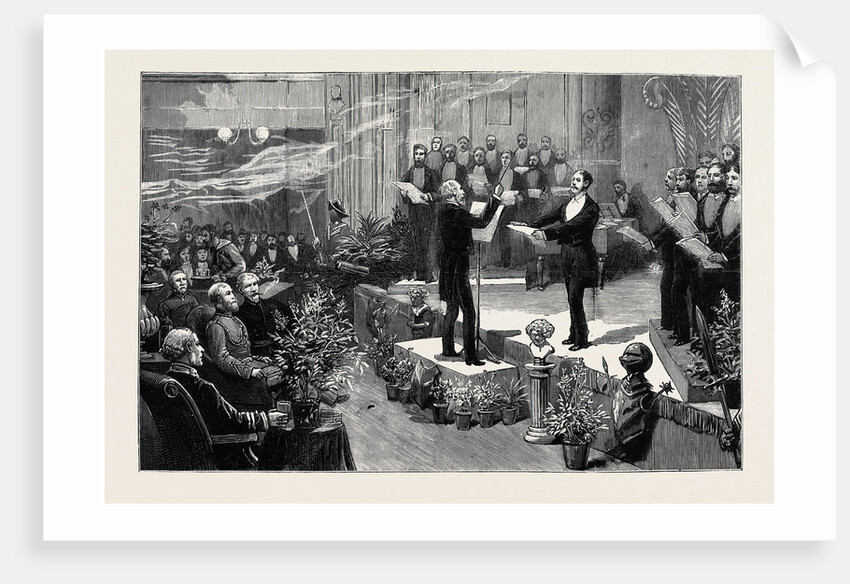 The Volunteers at Portsmouth: The Concert of the Minnesingers' Club in the Portland Hall by Anonymous
