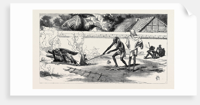 Round the World Yachting in the Ceylon, Calcutta: Cremation by Anonymous