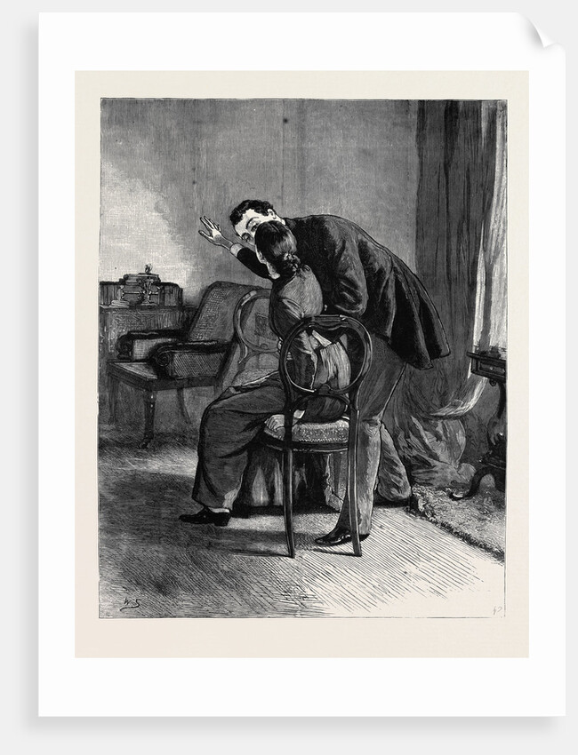Marion Fay: A Novel, She Had Turned Towards Him, and Was Sitting Before Him with Her Face Looking Into His, When Suddenly He Had Her in His Arms by Anonymous