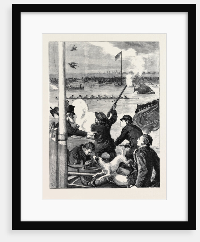 The Oxford and Cambridge Boat Race, the Finish: Cambridge Not in It by Anonymous