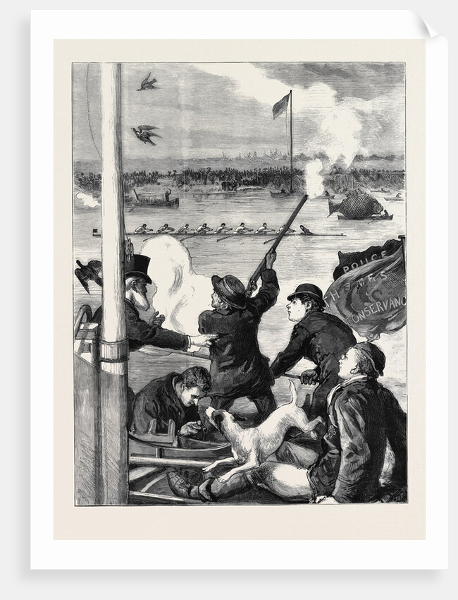 The Oxford and Cambridge Boat Race, the Finish: Cambridge Not in It by Anonymous