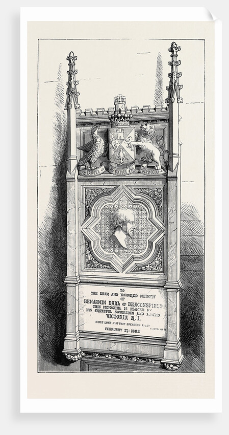 The Queen's Memorial to the Late Earl of Beaconsfield in Hughenden Church by Anonymous