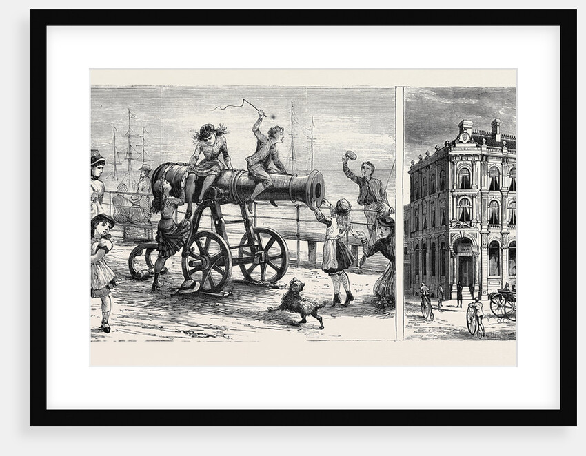 Hull: Russian Gun on the Pier, Offices of the Hull Banking Company by Anonymous