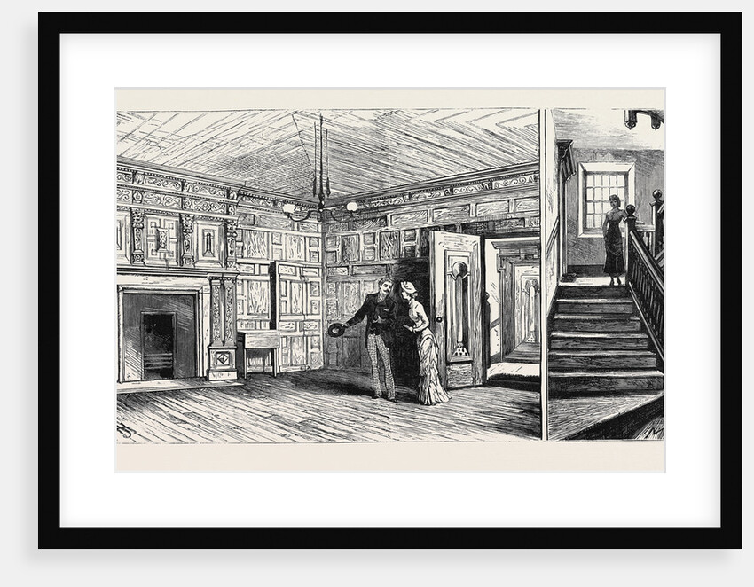 Hull: The White Hart Inn: The Plotting Chamber, Staircase by Anonymous
