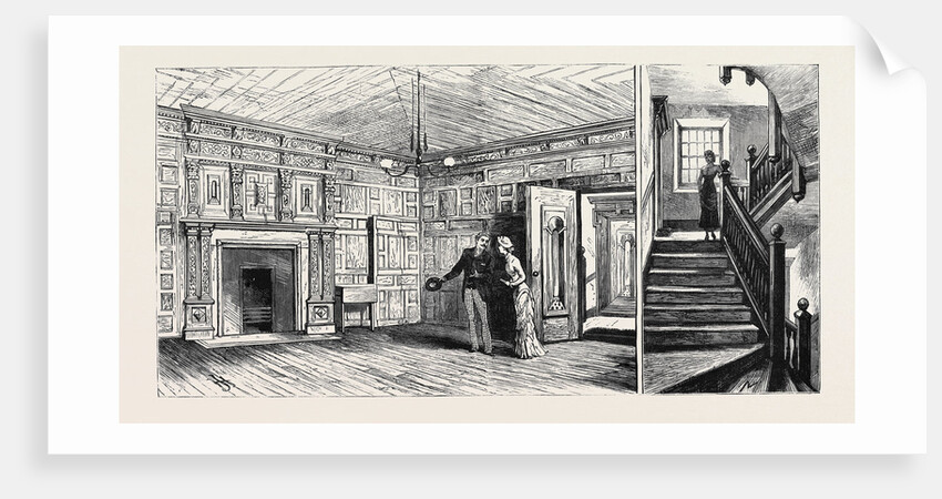 Hull: The White Hart Inn: The Plotting Chamber, Staircase by Anonymous