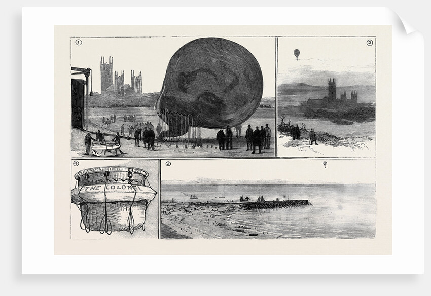 The Attempted Balloon Voyage Across the Channel by Anonymous