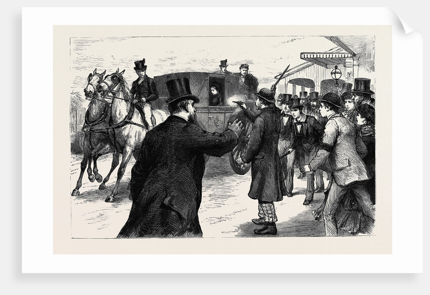 The Attempt on the Life of the Queen: The Arrest of the Would-Be Assassin, Roderick Maclean by Anonymous