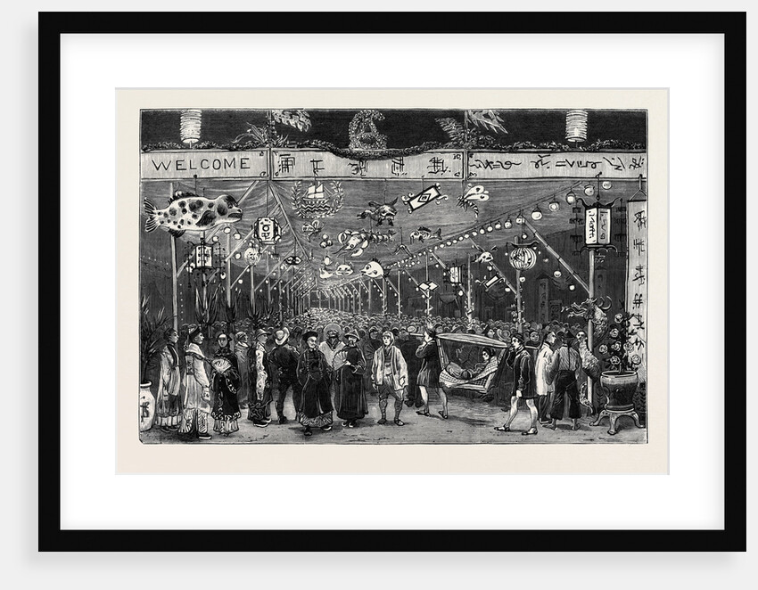 The Young Princes on Their Cruise: Illuminations at Singapore by Anonymous