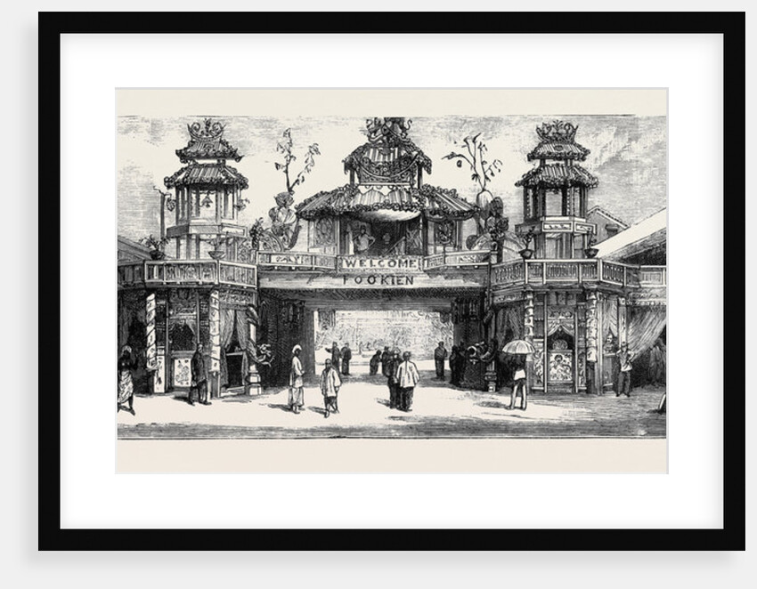 The Viceroy of India's Visit to Rangoon, British Burma: Arch Erected by Fookien Chinese by Anonymous